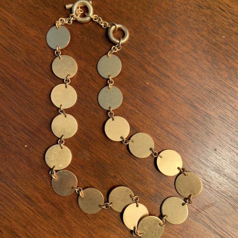 Madewell Gold Disc Choker